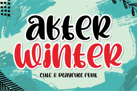 After Winter: A Quirky Display Font That Brings Handmade Charm to Every Product