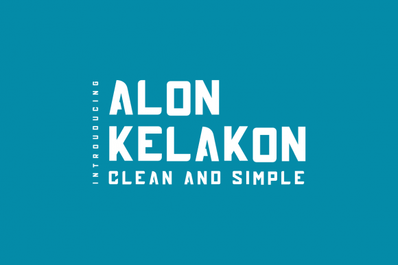 Alon Kelakon: A Bold Display Font for Modern Editorial Design