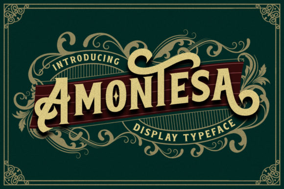 Amontesa: A Vintage Display Font That Elevates Modern Web Design