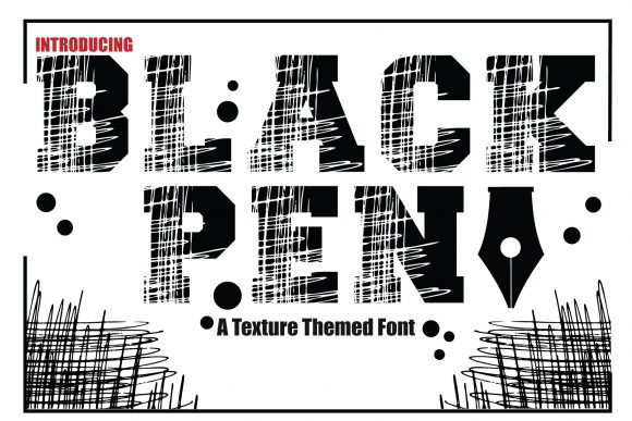 Black Pen Font: A Bold Display Typeface for Modern Web Design