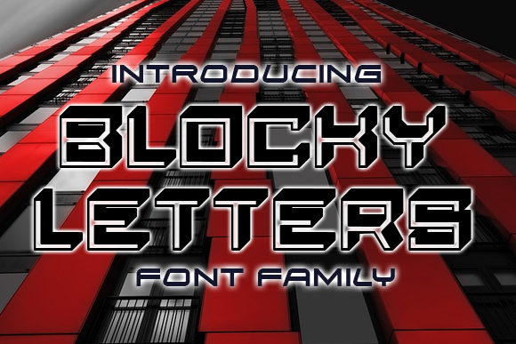 Blocky Letters: The 3D Display Font That Elevates Handmade and Digital Crafts