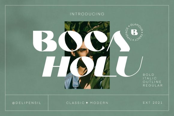 Boca Holu: The Display Font That Elevates Your Campaign Typography