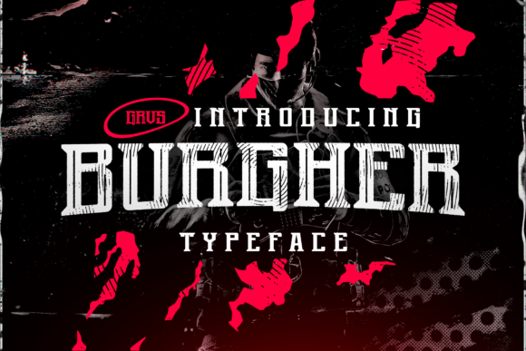 Burgher: A Bold Display Font for Handmade Labels, Invitations & More