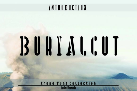 Buriacut: A Casual Display Font for Modern Web Design Projects