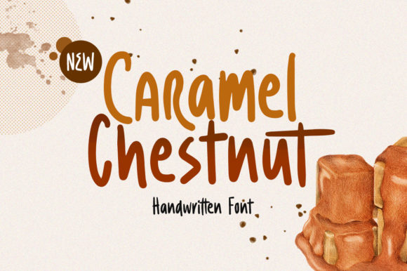 Caramel Chestnut: A Quirky Display Font for Modern Web Design