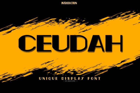 Ceudah: A Bold Display Font for Modern Web and Digital Design