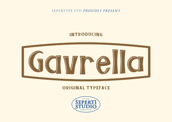 Gavrella: A Vintage Display Font That Elevates Your Brand