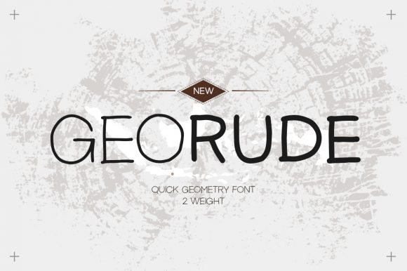 Georude: A Quirky Display Font That Elevates Craft and Product Design