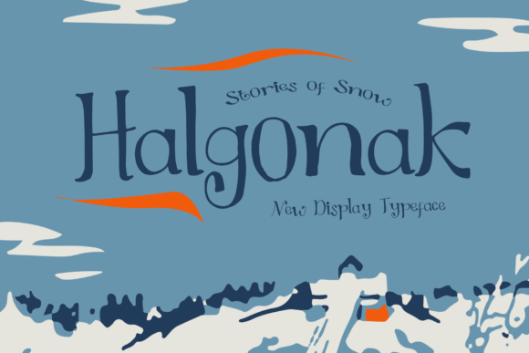Halgonak: A Fresh Display Font for Cheerful Web Design