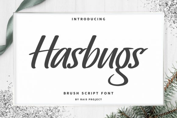 Hasbugs: A Youthful Display Font for Editorial Charm