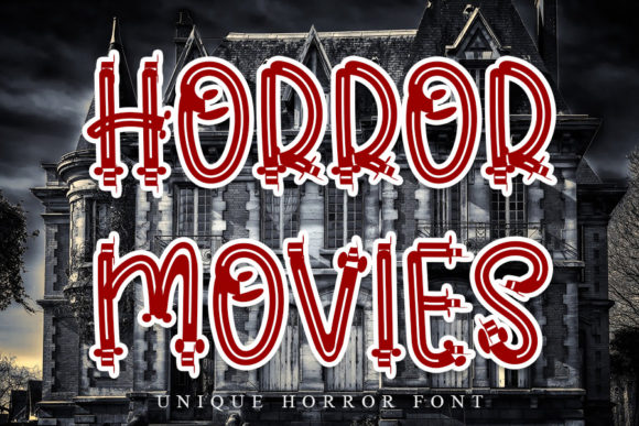 Horror Movies Font: A Display Typeface for Bold Campaign Designs