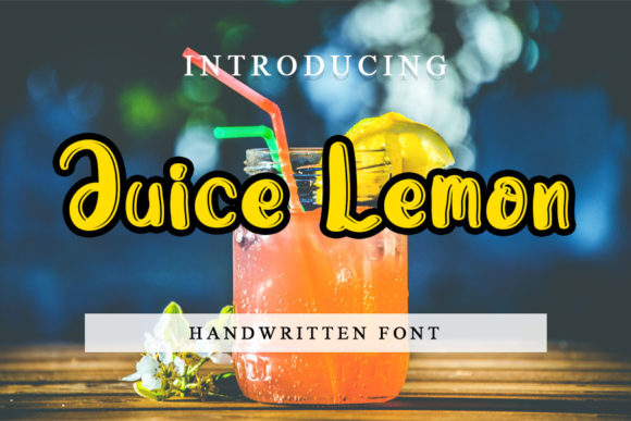 Juice Lemon: A Playful Display Font for Editorial Charm