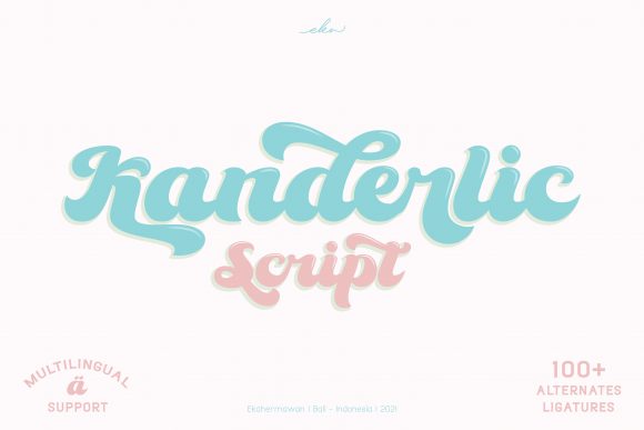 Kanderlic: A Retro Display Font That Brings Personality to Branding