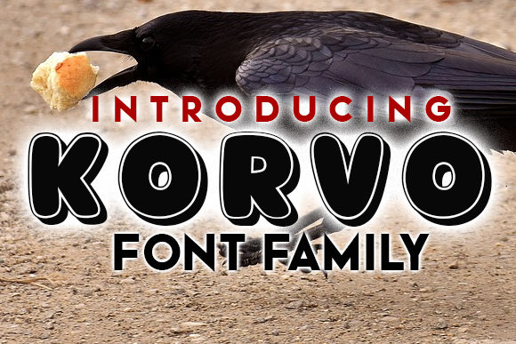Korvo: A Bold Display Font That Demands Attention