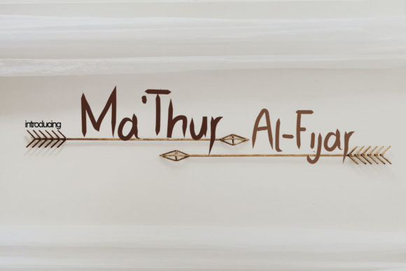 Ma thur Al-Fijar: A Bold Display Font for High-Impact Campaign Visuals
