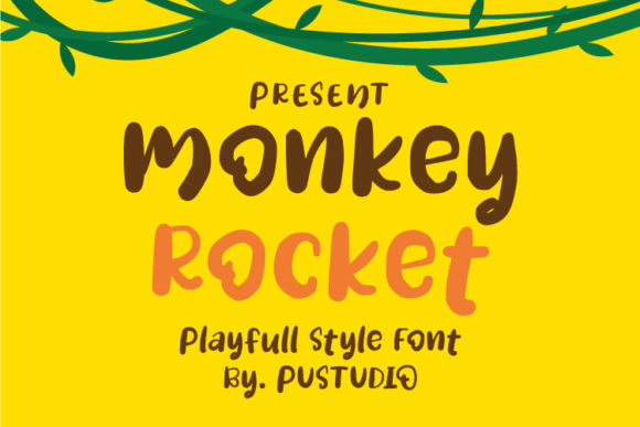 Monkey Rocket: A Display Font for Dynamic Campaign Visuals