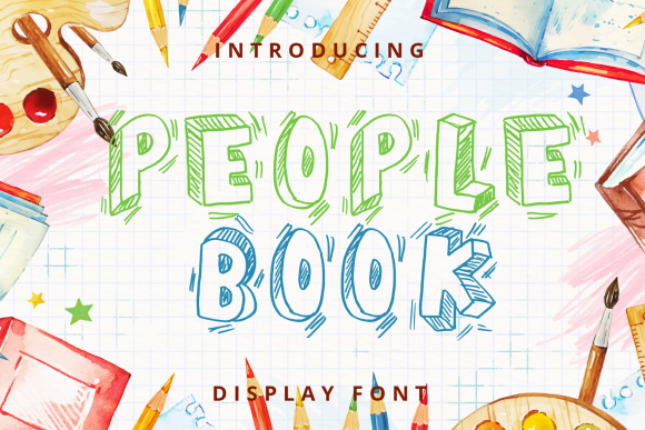 People Book: A Fresh Display Font for Modern Web Design Projects