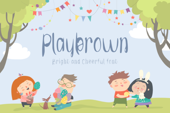 Playbrown Kid: A Playful Display Font That Elevates Small Business Branding