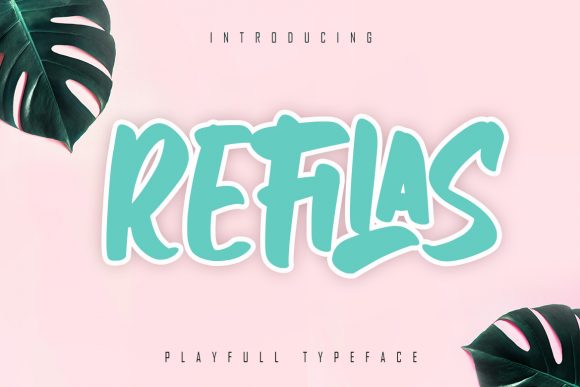 Refilas: A Bold Display Font for Modern Editorial Design