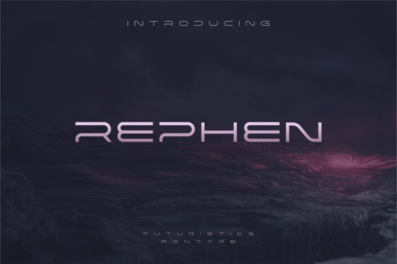Rephen: A Futuristic Display Font for Bold Brand Identities