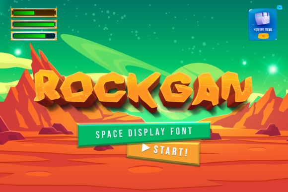 Rockgan: A Playful Display Font for Editorial Design and Digital Publishing