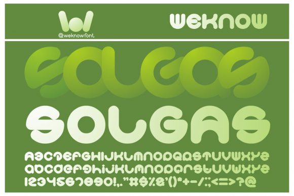 Solgas: A Bold Display Font for Modern Web Design