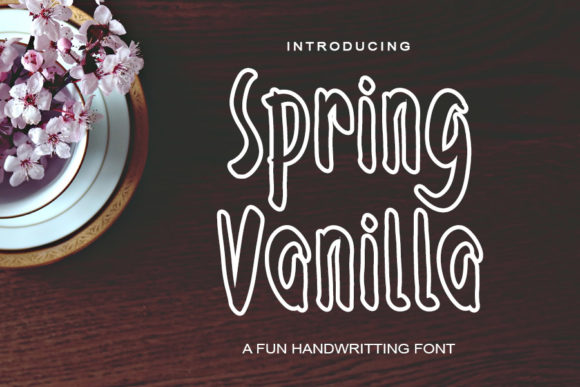 Spring Vanilla: A Cool Display Font for Modern Editorial Design