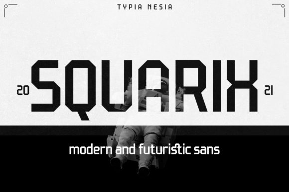 Squarix: A Modern Display Font for Editorial Design and Digital Publishing