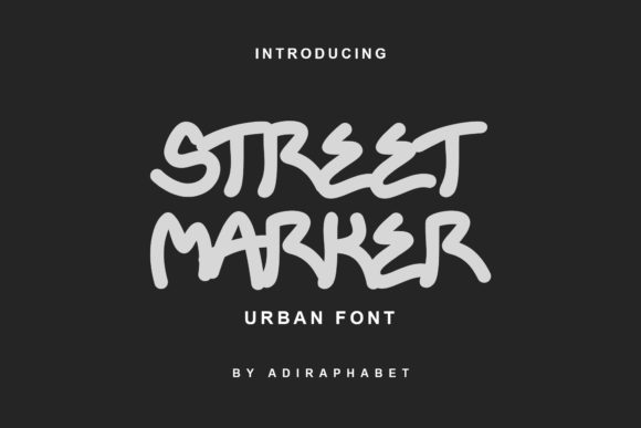 Street Marker: A Bold Display Font for Modern Marketing and Social Media Design