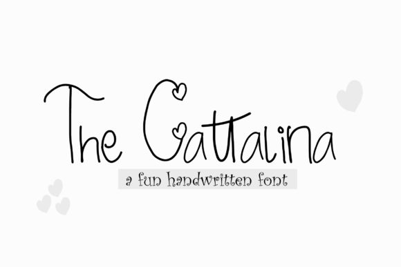The Cattalina: A Quirky Handwritten Font for Modern Web Design