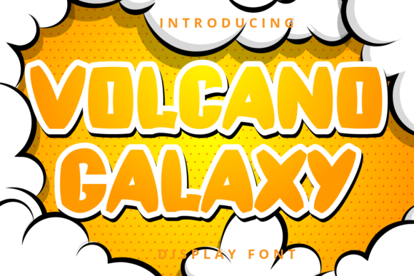 Volcano Galaxy: A Playful Display Font for Editorial Charm