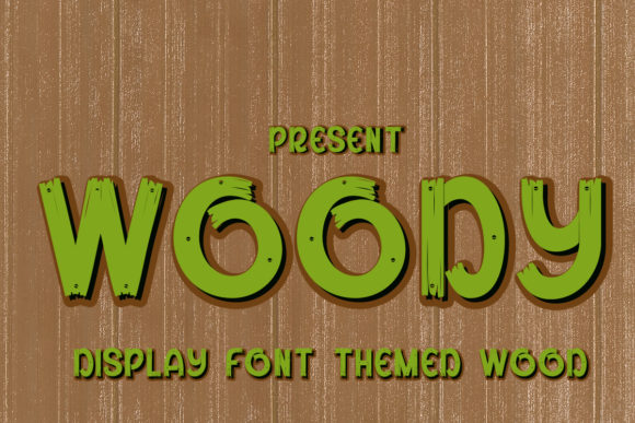 Woody: A Whimsical Display Font That Elevates Web Typography